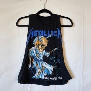 ☠️ Super Rare Metallica Cut Out Tour Shirt
